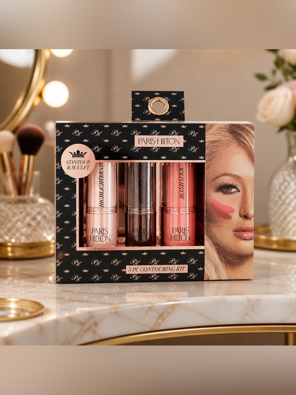 Paris Hilton Contour & Sculpt 3-Piece Makeup Stick Kit